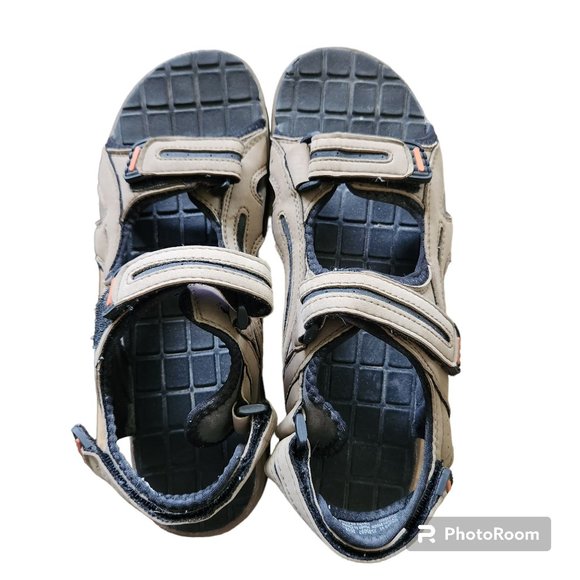 Ozark Trail Sandals Brown Size 11 Hobbs VI Hook And Loop Closure EUC - Picture 8 of 11